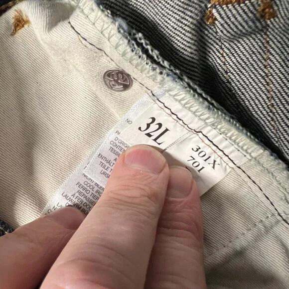 PS by Paul Smith Jeans - Organic pepper n salt ozone washed denim 32 waist